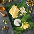 thumbnail image 5 of Palm Tree Cutting Board, Plam Tree Foliage Tropical Plants Leaves Forest Theme Exotic Natural Beauty Image, Decorative Tempered Glass Cutting and Serving Board, Large Size, Green, by Ambesonne, 5 of 5