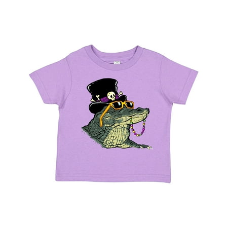 

Inktastic Mardi Gras VooDoo Gator Gift Toddler Boy or Toddler Girl T-Shirt