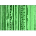 thumbnail image 1 of Ahgly Company Indoor Rectangle Oriental Emerald Green Modern Area Rugs, 7' x 10', 1 of 4