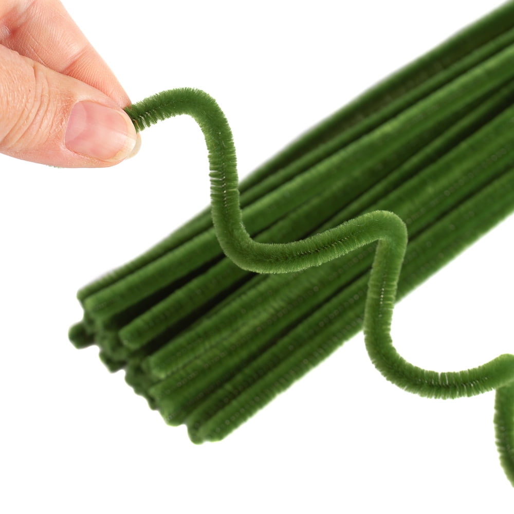 108pc Red and Green Extra Long Pipe Cleaners - for Crafts and Christmas - Factory Direct Craft