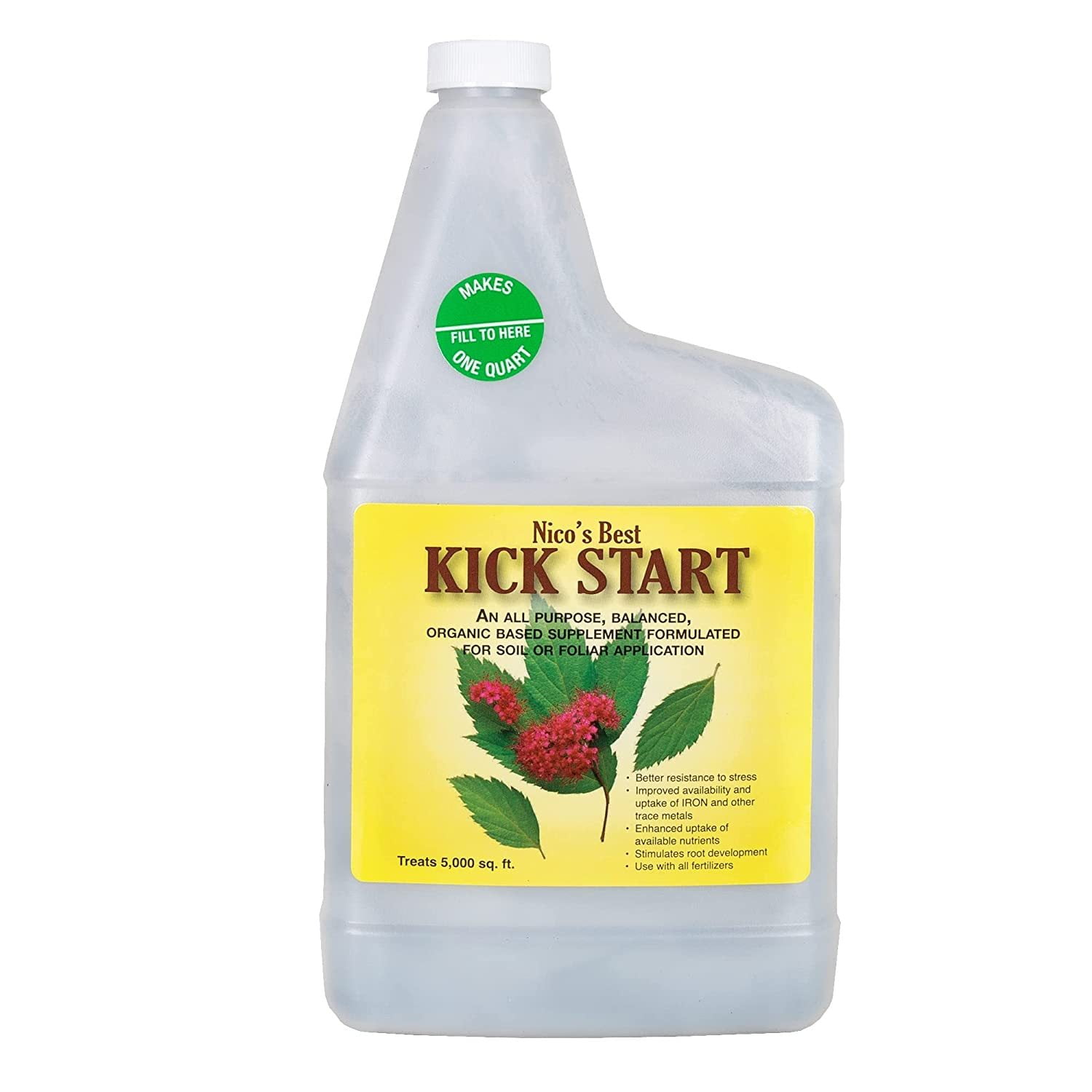 Kick Start Fertilizer Organic Liquid Concentrate Foliar Supplement, 10