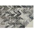 thumbnail image 4 of HomeRoots 511515 12 x 18 ft. Black Gray & Silver Geometric Rectangle Area Rug, 4 of 5