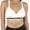 White, variant on ToBeInStyle Women's Pull-Over Racerback Sports Bra w/Jennifer Sport Text Print
