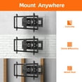 thumbnail image 3 of MountLiving Ultra-Slim Full Motion TV Wall Mount for 37-90" Screens, 90° Swivel & ±10° Tilt, Max VESA 600x400mm, up to 120 lbs, 3 of 8