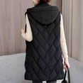 thumbnail image 7 of Wancir Women's Long Puffer Vest Cotton Sleeveless Puffy Jacket with Removable Hood, 7 of 7