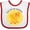White and Red, variant on Inktastic You Are My Sunshine Elephant Etana Yellow and Cute Boys or Girls Baby Bib
