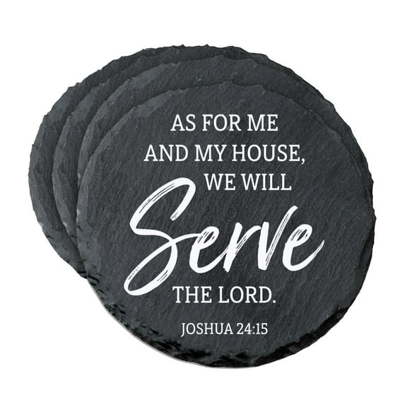 6pc Coaster Set Kitchen and Tabletop Decorations 4x4 Gift for And So Together