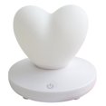 thumbnail image 1 of Coofit Veilleuse en Silicone Cœur : Lampe de Table à Commande Tactile pour Chambre de Bébé pour la Saint-Valentin, 1 of 10