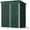 Green-5x3FT, variant on 5'x3' Outdoor Storage Shed, Lofka Metal Storage Tool Shed with Single Lockable Door, for Bike| Garden Tools| Patio, Grey