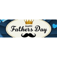 thumbnail image 4 of Decorative Design Happy Father's Day Banner Colorful Theme Polyester Material Gift for Family Celebration Indoor Decoration Party Background, 4 of 7