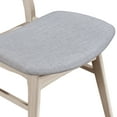 thumbnail image 5 of New Classic Furniture Oscar Wood Back Side Chair in White Ash (Set of 2), 5 of 10