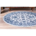 thumbnail image 4 of Rugs.com Boston Collection Rug – 8 Ft Round Ivory Low-Pile Rug Perfect For Kitchens, Dining Rooms, 4 of 9