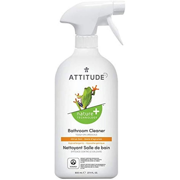 Attitude Nature Plus, Hypoallergenic All Purpose Bathroom Cleaner, Citrus Zest 27.1 Fl Oz