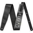 thumbnail image 1 of Fender Broken-In Leather Guitar Strap - Black, 1 of 2
