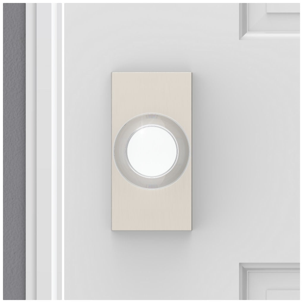 Baldwin HDCCYCFR055 Contemporary Crystal Non-Turning One-Sided Dummy Door Knob - Nickel