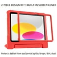 thumbnail image 3 of HDE iPad 10th Generation 10.9 inch Shockproof Case for Kids with Built-in Screen Protector Red, 3 of 6
