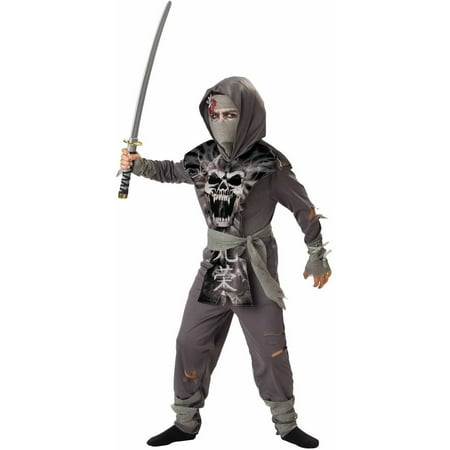 Prom Zombie Guy Costume - Zombie Ninja Boys' Child Halloween Costume