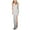 White, variant on fartey Party Dress for Women Sparkly Sequin Side Split Hem Tunic Maxi Dresses Spaghetti Strap Sleeveless Solid Color Sundress