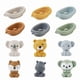 thumbnail image 2 of Baby bath water toy - 6 pack Baby Bath Toy Stackable Infant Bathtub Toys Stacking Floating Boat Train with Animal Finger Puppets Bath Toy（6 boats+6 animals）, 2 of 5