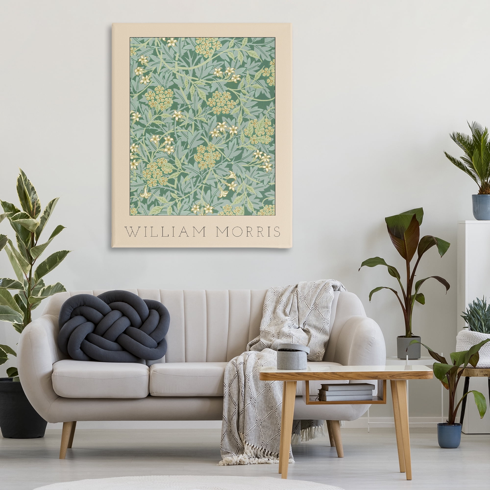 Stupell Industries William Morris Green Tones Canvas Wall Art, design by Lil' Rue