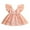 Pink, variant on Bagilaanoe Newborn Baby Girl Summer Rompers Dress Fly Sleeve Bodysuits + Headband 6M 12M 18M 24M Infant Lace Patchwork A-line Dresses