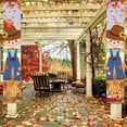 thumbnail image 3 of Scarecrow Curtain 2Pcs Adding Atmosphere Good-looking Beautifully Thanksgiving Porch Sign Hanging Banner, 3 of 4