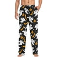 thumbnail image 3 of Top-kevin Halloween Ghost Bat Pumpkin Men's Pajama Pants Sleepwear Lounge Pajama Bottoms with Pockets, S M L XL XXL, 3 of 14
