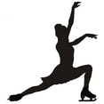 thumbnail image 2 of Figure Skating Wall Decal Sticker, Wallmonkeys Peel & Stick Vinyl Graphic (36 in H x 33 in W), 2 of 4