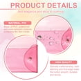 thumbnail image 3 of 8.5x3.5 Inch Money Bag, Cash Deposit Bank Pouch Envelopes Glitter Check Wallet for Coin Cosmetics Invioce Bill, Rose Red, 3 of 6