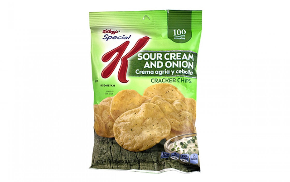 Kellogg's Special K Cracker Chips Sour Cream & Onion, 0.8 oz, 36 Count