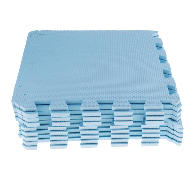 Estera de ejercicio de 9 azulejos, espuma sólida, rompecabezas de EVA, estera de juego de seguridad para niños, estera de suelo perfke Puzzle Play Mat para niños