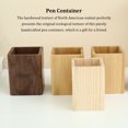 thumbnail image 4 of Methold Wooden Holder, Organizer, Square Pen Cup Walnut Wood, Black Decoration, Holder, Desk for up Brushes, Desks, Offices Type3 NO3, 4 of 6