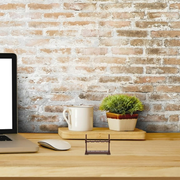 VORCOOL Toy Sword Organizer Freestanding Rack for Miniature Swords 1Pack Brown