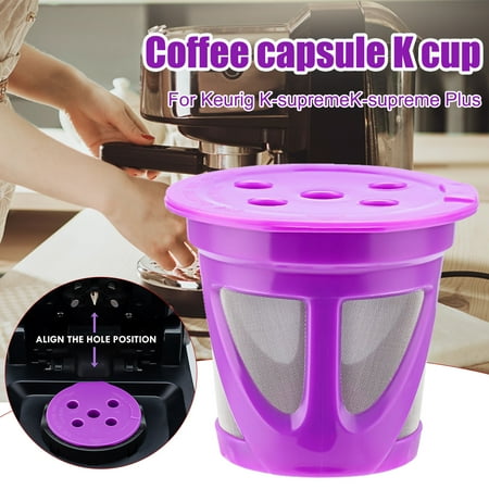 

Kitchen Reusable Coffee Cup Single Serve Coffee Mak-er Refillable Coffee Fil-ters