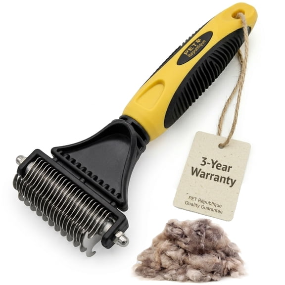 Pet Republique Cat & Dog Dematting Tool – Dual-Side Dematter 12 23 Teeth