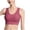 Pink, variant on IROINNID Women's Sport Bra Bras Solid Comfortable Lace Breathable Underwear No Rims Underwear