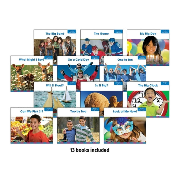 Newmark Learning Decodable Readers Fluency Grade 1-2 Long and Complex Vowels 13 Books (NL-6837)