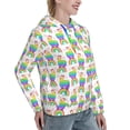 thumbnail image 6 of Wukai Rainbow Llama Print Womens Hoodies Fleece Sweatshirts Long Sleeve Sweaters Pullover Fall Outfits Winter Clothes-Small, 6 of 7