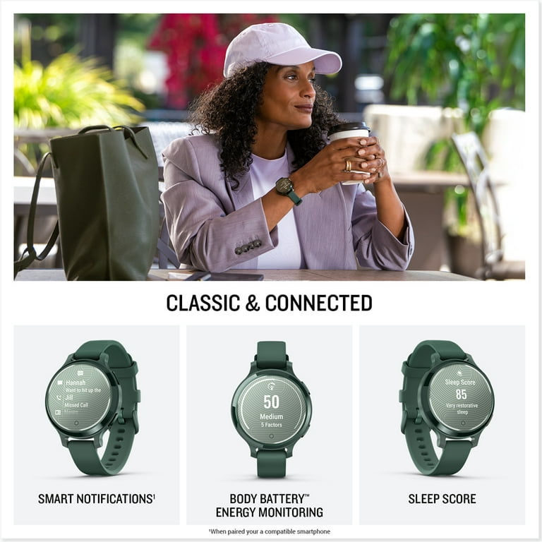Garmin Lily 2 Active GPS Smartwatch, Purple Jasmin 010-02891-01