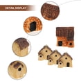 thumbnail image 3 of CIMAXIC 4Pcs Terrarium Accessory Resin Micro House Random Style Mini Microlandscape Accessories 0.8x0.8x0.6in, 3 of 8