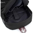thumbnail image 5 of Mochila Kpop Lisa Rose Jisoo Jennie Shouler Bag Messenger Bag Mochila de carga USB de moda (negro 2), 5 of 5