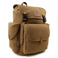 thumbnail image 5 of ASR Outdoor 30L Heavy Stitch Gold Panning Backpack Camping Canvas Rucksack, Khaki, 5 of 8