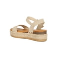 thumbnail image 3 of Women Espadrille Stitched Open Toe Flatform Sandal 18672, 3 of 6