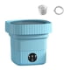 thumbnail image 1 of Lavadora eléctrica pequeña para ropa interior y sujetadores, ideal para apartamentos, viajes y autocaravanas. Azul, 1 of 9