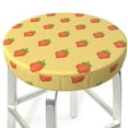 thumbnail image 3 of Fotbe Hand Drawn Strawberry Stool Covers Round,Waterproof Round Bar Stool Covers Bar Chair Covers Washable Stool Cushion Slipcover for 12-14 Inch Chair-, 3 of 7