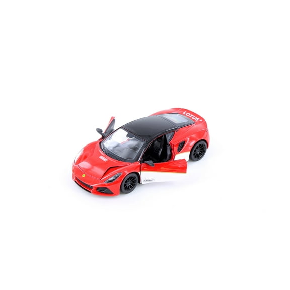 2023 Lotus Emira Heritage Edition, Red - Kinsmart 5456D - 1/34 Scale Diecast Model Toy Car