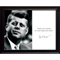 John F Kennedy JFK Photo Picture, Poster or Framed Quote