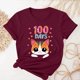 thumbnail image 5 of Camisetas de Cuello de Tripulación de Manga Corta para Mujeres Carta Impresa Camiseta 95% Poliéster 5% Spandex, Manga Corta Cuello Redondo Top Casual para Diario, 5 of 5