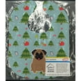 thumbnail image 2 of Christmas Pug Brown Baby Bib, 2 of 3