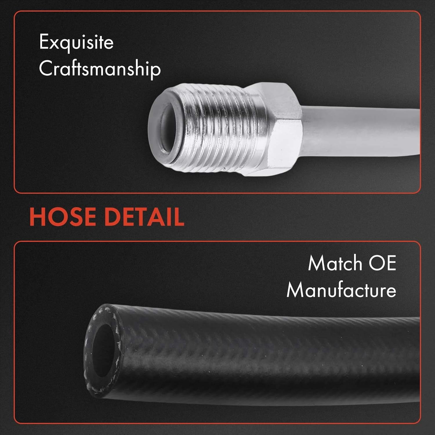 A-Premium Power Steering Hose Return Line Hose Assembly Compatible with Toyota Tacoma 1997 1998 1999 2000 2001 2002 2003 2004, 2.4L, RWD Gear To Reservoir